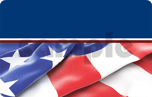 304-American Flag Block